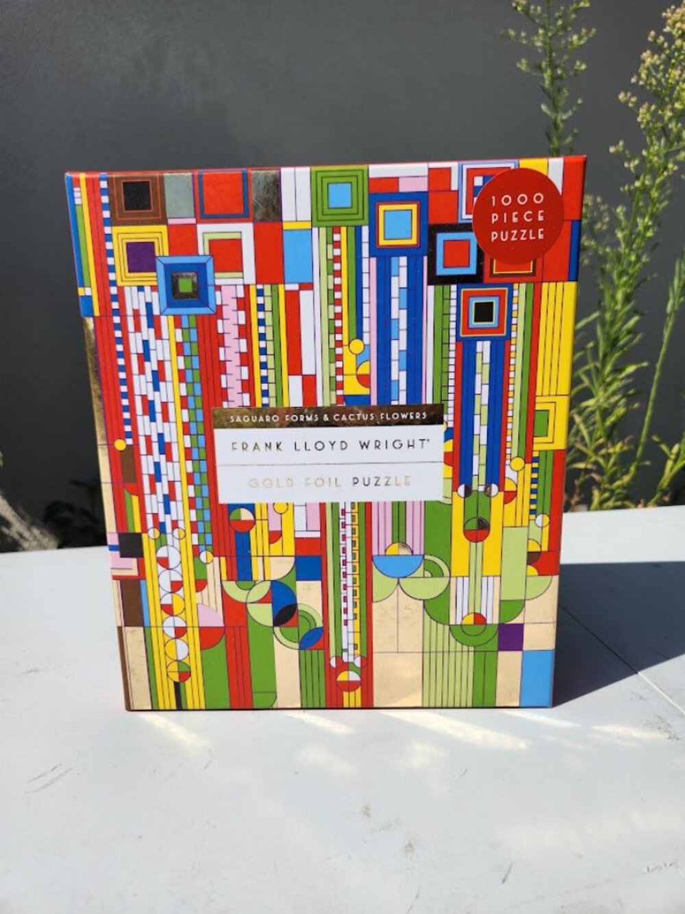 Frank Lloyd Wright 1000 Piece Jigsaw Puzzle Saguaro Forms and Cactus Flowers by